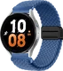SBG Universeel Smartwatch Bandje - Gevlochten Nylon - 20MM - Blauw afbeelding 1