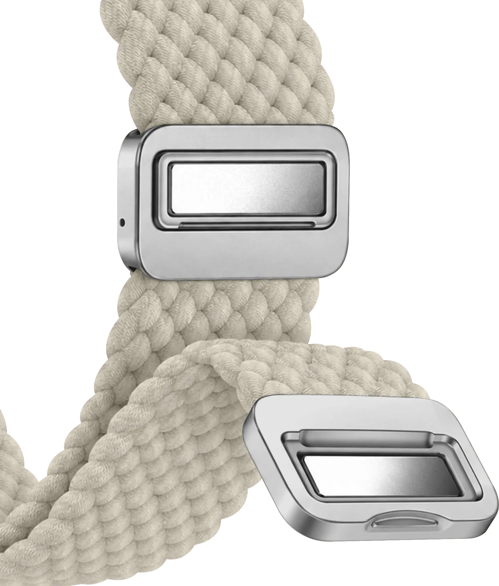 SBG Universeel Smartwatch Bandje - Gevlochten Nylon - 20MM - Sterrenlicht afbeelding 11