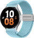 SBG Universeel Smartwatch Bandje - Gevlochten Nylon - 20MM - Mint