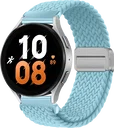 SBG Universeel Smartwatch Bandje - Gevlochten Nylon - 20MM - Mint