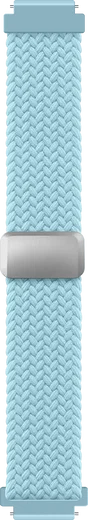 SBG Universeel Smartwatch Bandje - Gevlochten Nylon - 20MM - Mint afbeelding 10