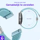 SBG Universeel Smartwatch Bandje - Gevlochten Nylon - 20MM - Mint afbeelding 3