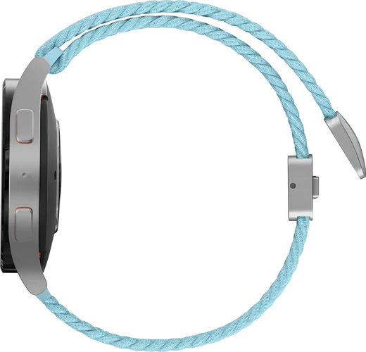 SBG Universeel Smartwatch Bandje - Gevlochten Nylon - 20MM - Mint afbeelding 8
