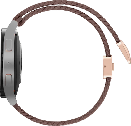 SBG Universeel Smartwatch Bandje - Gevlochten Nylon - 20MM - Smokey Purple afbeelding 8