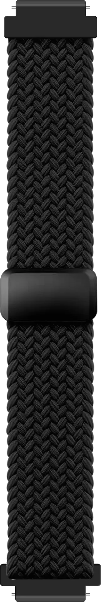 SBG Universeel Smartwatch Bandje - Gevlochten Nylon - 22MM - Zwart afbeelding 10