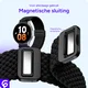 SBG Universeel Smartwatch Bandje - Gevlochten Nylon - 22MM - Zwart afbeelding 2