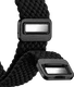 SBG Universeel Smartwatch Bandje - Gevlochten Nylon - 22MM - Zwart afbeelding 11