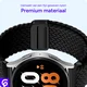 SBG Universeel Smartwatch Bandje - Gevlochten Nylon - 22MM - Zwart afbeelding 5