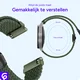 SBG Universeel Smartwatch Bandje - Gevlochten Nylon - 22MM - Groen afbeelding 3