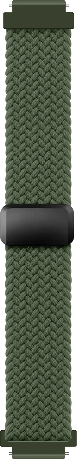 SBG Universeel Smartwatch Bandje - Gevlochten Nylon - 22MM - Groen afbeelding 10