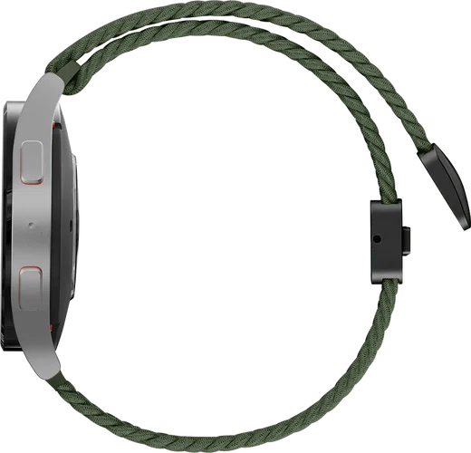 SBG Universeel Smartwatch Bandje - Gevlochten Nylon - 22MM - Groen afbeelding 8