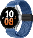 SBG Universeel Smartwatch Bandje - Gevlochten Nylon - 22MM - Blauw