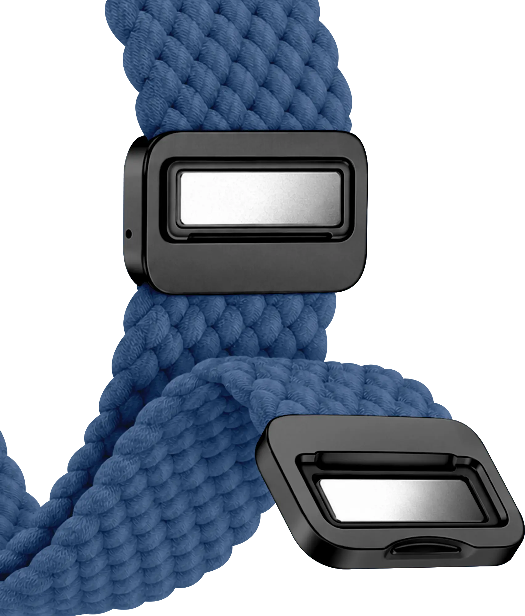 SBG Universeel Smartwatch Bandje - Gevlochten Nylon - 22MM - Blauw afbeelding 11