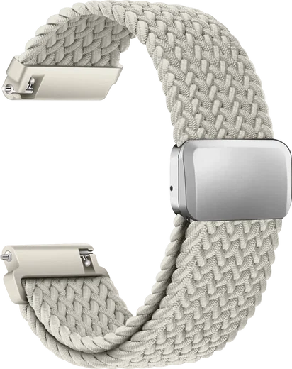 SBG Universeel Smartwatch Bandje - Gevlochten Nylon - 22MM - Sterrenlicht afbeelding 9