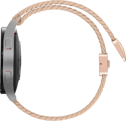 SBG Universeel Smartwatch Bandje - Gevlochten Nylon - 22MM - Khaki afbeelding 8