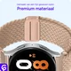 SBG Universeel Smartwatch Bandje - Gevlochten Nylon - 22MM - Khaki afbeelding 5