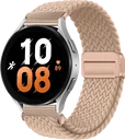SBG Universeel Smartwatch Bandje - Gevlochten Nylon - 22MM - Khaki