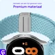 SBG Universeel Smartwatch Bandje - Gevlochten Nylon - 22MM - Mint afbeelding 5