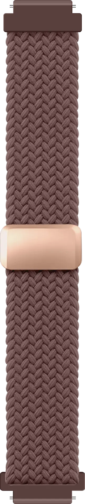 SBG Universeel Smartwatch Bandje - Gevlochten Nylon - 22MM - Smokey Purple afbeelding 10