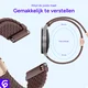 SBG Universeel Smartwatch Bandje - Gevlochten Nylon - 22MM - Smokey Purple afbeelding 3