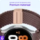 SBG Universeel Smartwatch Bandje - Gevlochten Nylon - 22MM - Smokey Purple afbeelding 5