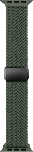 SBG Gevlochten Nylon - Apple Watch Bandje - 49/46/45/44/42MM - Donkergroen afbeelding 11