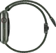 SBG Gevlochten Nylon - Apple Watch Bandje - 49/46/45/44/42MM - Donkergroen afbeelding 9