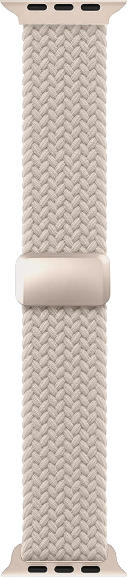 SBG Gevlochten Nylon - Apple Watch Bandje - 49/46/45/44/42MM - Sterrenlicht afbeelding 11