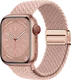 SBG Gevlochten Nylon - Apple Watch Bandje - 49/46/45/44/42MM - Roze