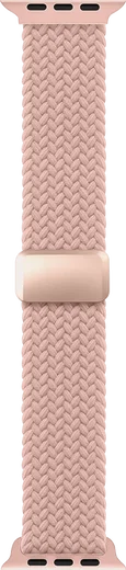 SBG Gevlochten Nylon - Apple Watch Bandje - 49/46/45/44/42MM - Roze afbeelding 11