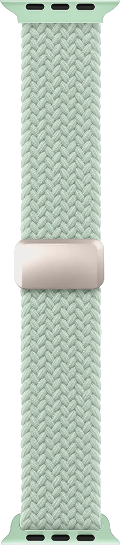 SBG Gevlochten Nylon - Apple Watch Bandje - 49/46/45/44/42MM - Lichtgroen afbeelding 11