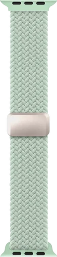 SBG Gevlochten Nylon - Apple Watch Bandje - 49/46/45/44/42MM - Lichtgroen afbeelding 11
