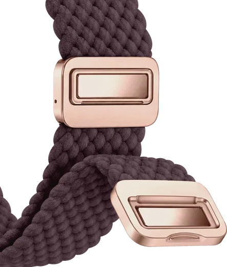 SBG Gevlochten Nylon - Apple Watch Bandje - 49/46/45/44/42MM - Smokey Purple afbeelding 12