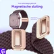 SBG Gevlochten Nylon - Apple Watch Bandje - 49/46/45/44/42MM - Smokey Purple afbeelding 2