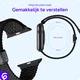 SBG Gevlochten Nylon - Apple Watch Bandje - 38/40/41/42MM - Zwart afbeelding 3