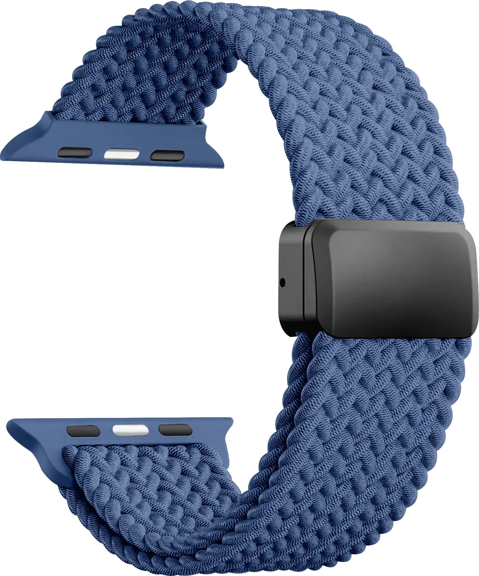 SBG Gevlochten Nylon - Apple Watch Bandje - 38/40/41/42MM - Donkerblauw afbeelding 10