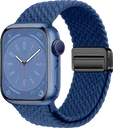SBG Gevlochten Nylon - Apple Watch Bandje - 38/40/41/42MM - Donkerblauw
