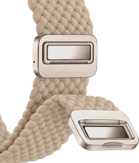 SBG Gevlochten Nylon - Apple Watch Bandje - 38/40/41/42MM - Beige afbeelding 12