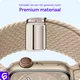 SBG Gevlochten Nylon - Apple Watch Bandje - 38/40/41/42MM - Beige afbeelding 6