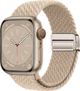 SBG Gevlochten Nylon - Apple Watch Bandje - 38/40/41/42MM - Beige