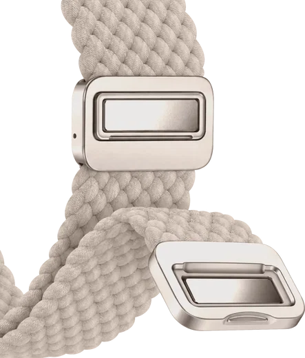 SBG Gevlochten Nylon - Apple Watch Bandje - 38/40/41/42MM - Sterrenlicht afbeelding 12
