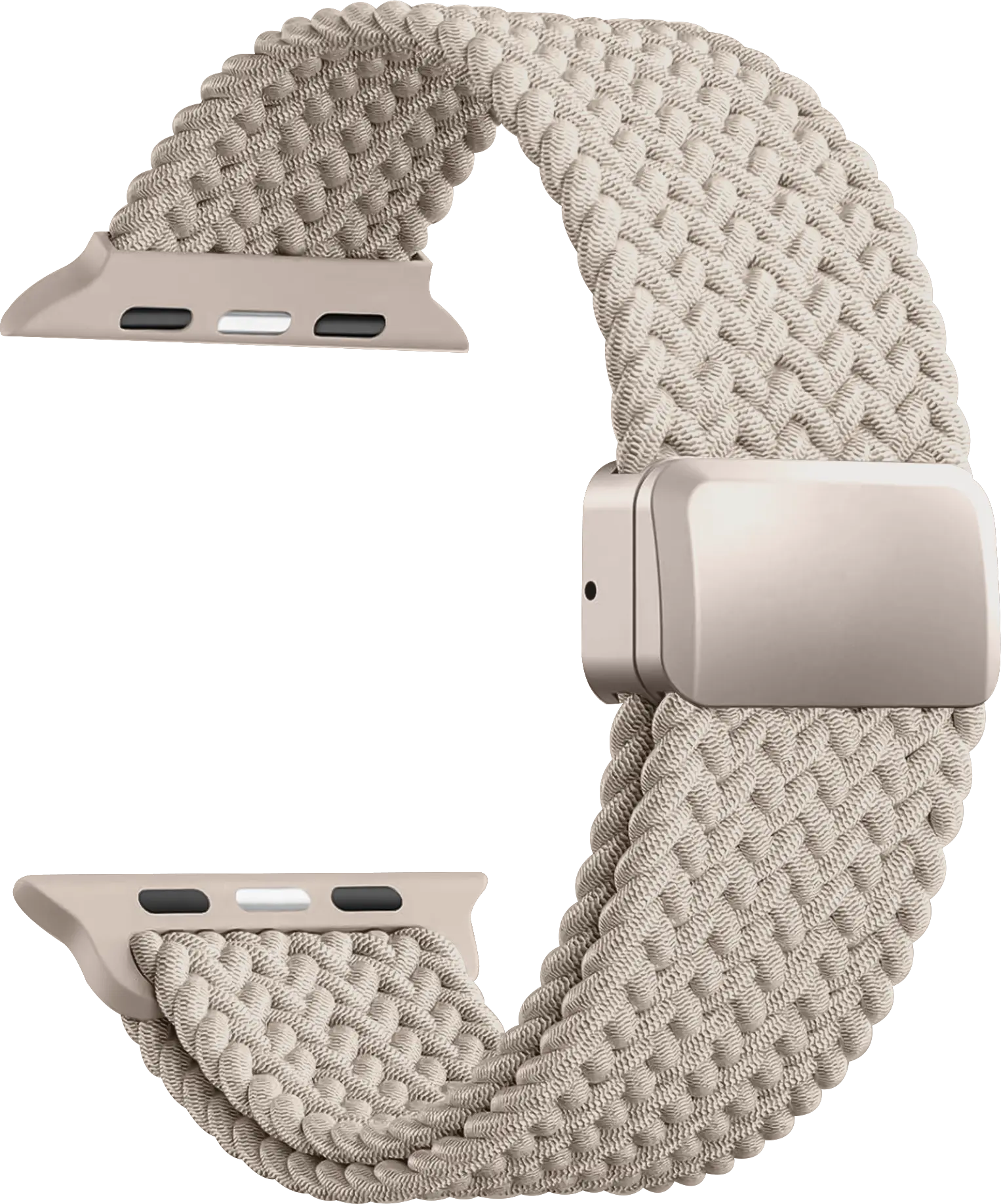 SBG Gevlochten Nylon - Apple Watch Bandje - 38/40/41/42MM - Sterrenlicht afbeelding 10