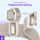 SBG Gevlochten Nylon - Apple Watch Bandje - 38/40/41/42MM - Sterrenlicht afbeelding 2