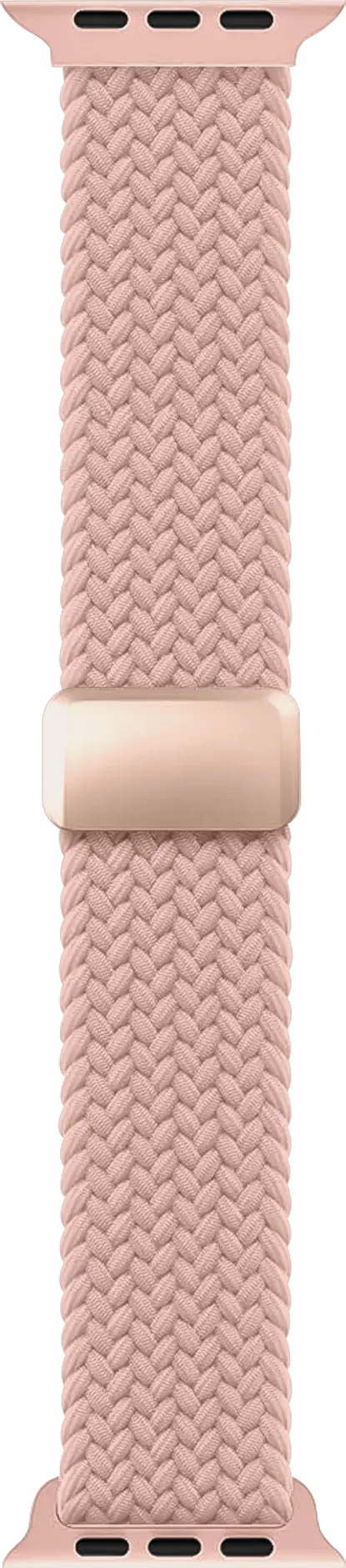 SBG Gevlochten Nylon - Apple Watch Bandje - 38/40/41/42MM - Roze afbeelding 11