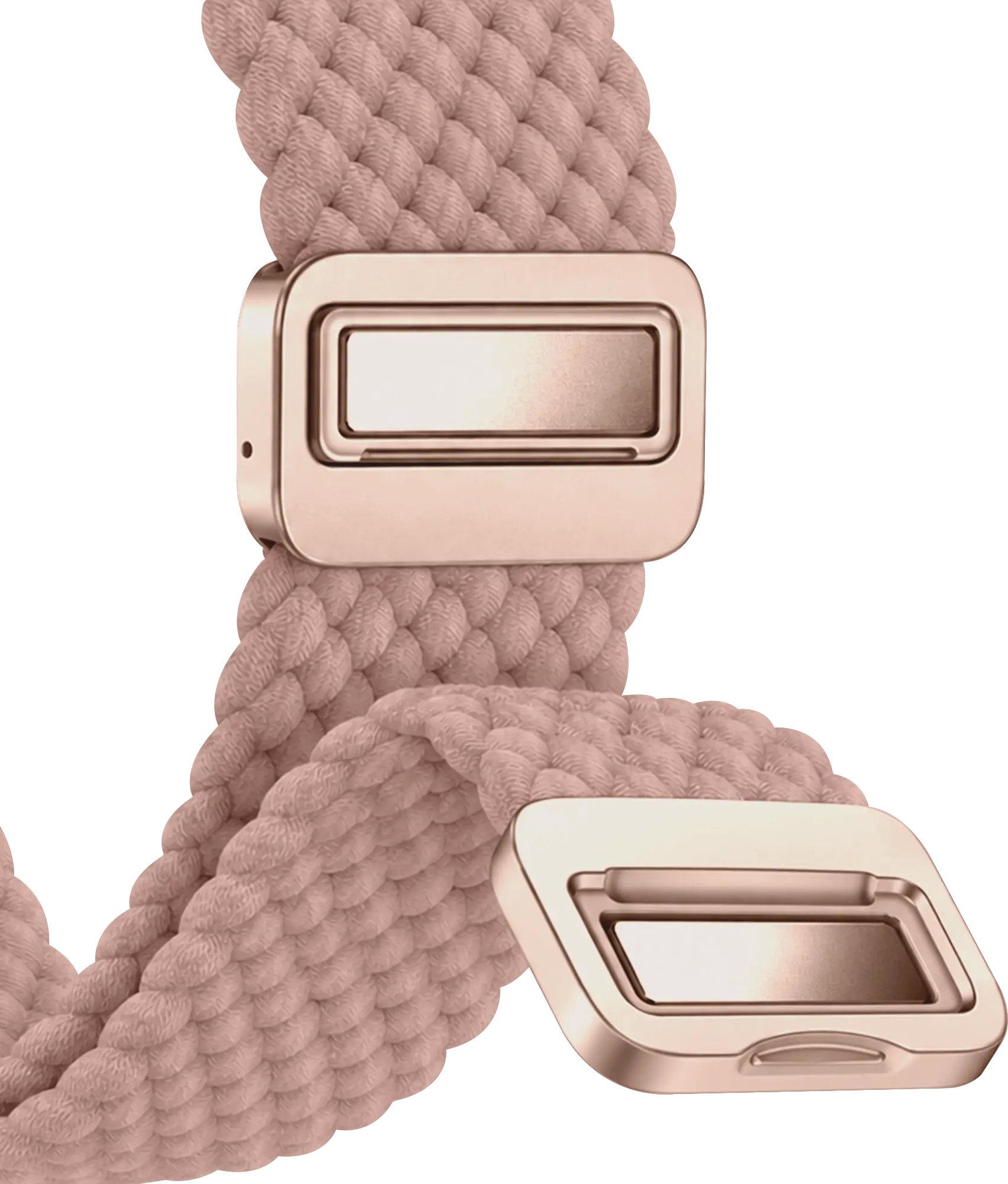 SBG Gevlochten Nylon - Apple Watch Bandje - 38/40/41/42MM - Roze afbeelding 12