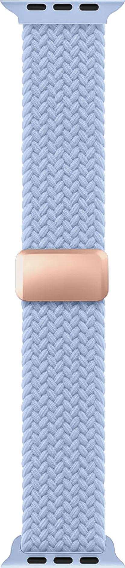 SBG Gevlochten Nylon - Apple Watch Bandje - 38/40/41/42MM - Lichtblauw afbeelding 11