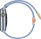 SBG Gevlochten Nylon - Apple Watch Bandje - 38/40/41/42MM - Lichtblauw afbeelding 9