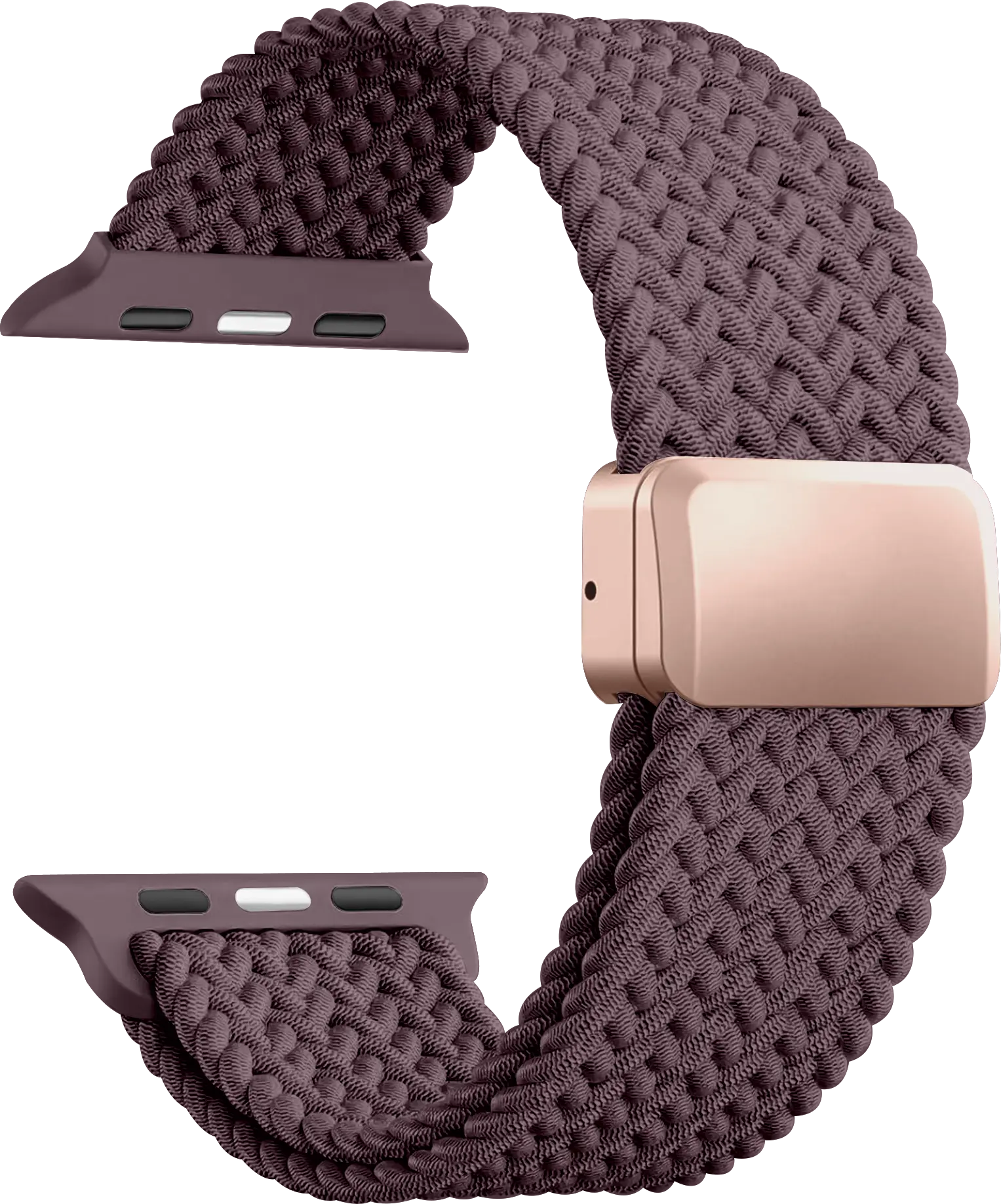 SBG Gevlochten Nylon - Apple Watch Bandje - 38/40/41/42MM - Smokey Purple afbeelding 10