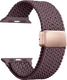 SBG Gevlochten Nylon - Apple Watch Bandje - 38/40/41/42MM - Smokey Purple afbeelding 10