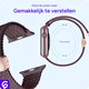 SBG Gevlochten Nylon - Apple Watch Bandje - 38/40/41/42MM - Smokey Purple afbeelding 3